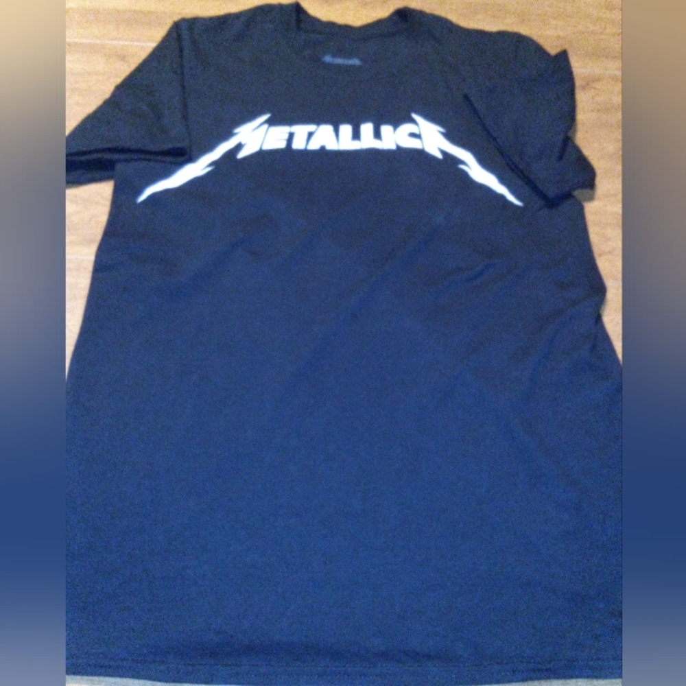 Metallica Licensed Classic Band Logo Black Medium T-Shirt